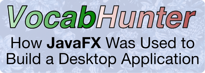 How JavaFX was used to build a desktop application
